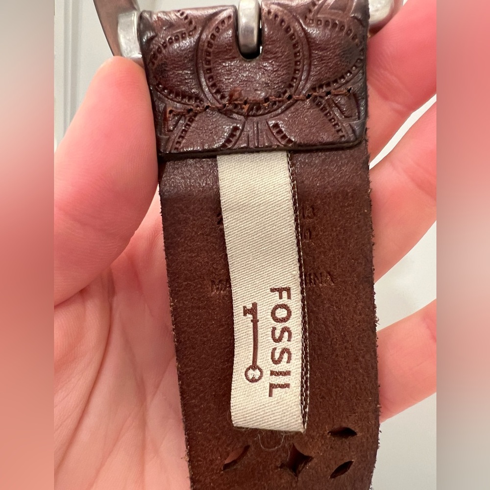 Fossil Leather Belt